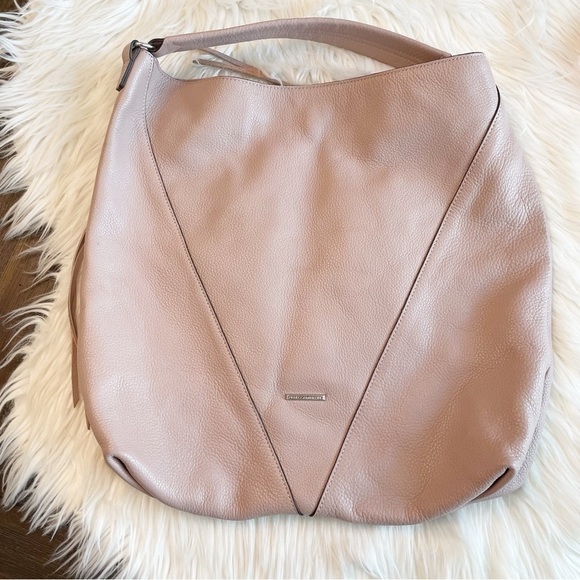 Rebecca Minkoff Mauve Leather Shoulder Bucket Bag - Picture 9 of 14